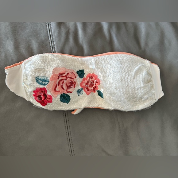 simona barbieri bikini top floral sequin (size medium) - Picture 7 of 7